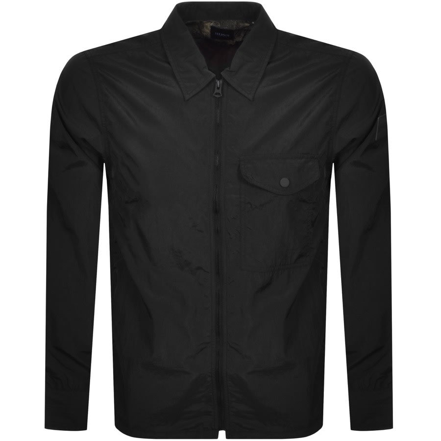 Alternative Image for ProductBOSS Lovel Zip 6 Overshirt Jacket Black1